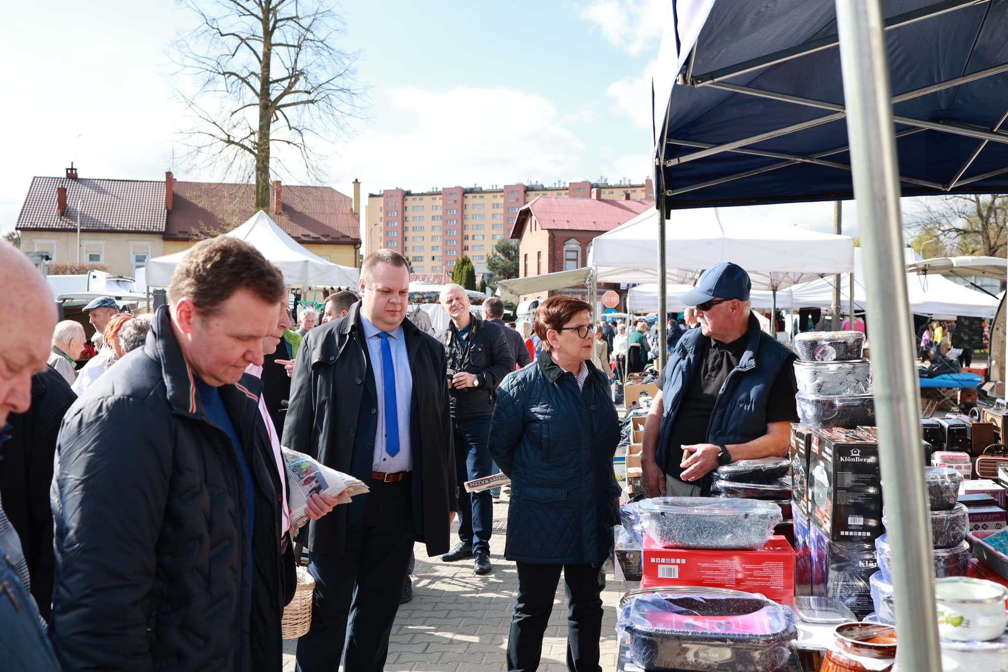 OŚWIĘCIM. Była premier i były minister przyjechali z poparcie dla kandydata na prezydenta
