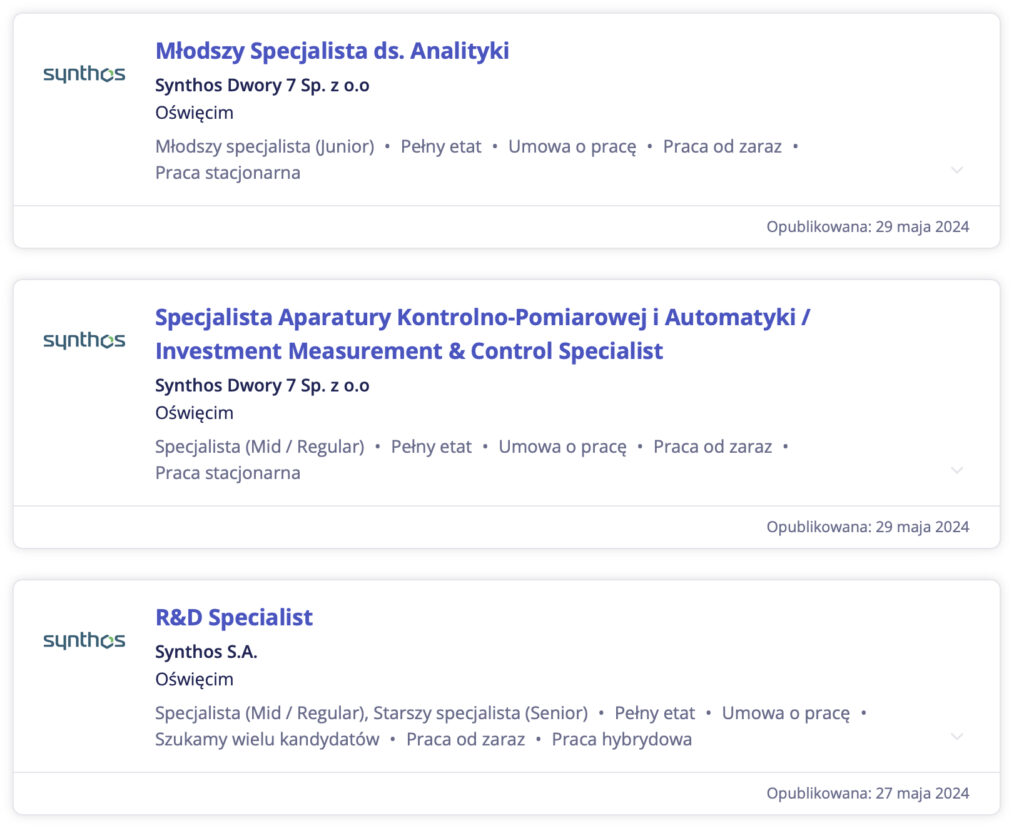 Portal z ofertami pracy Oświęcim