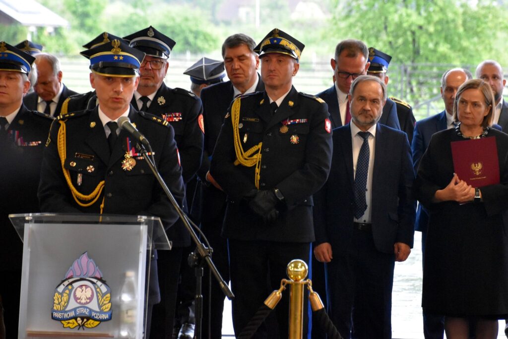 Uroczystość w Komendzie Powiatowej PSP Oświęcim