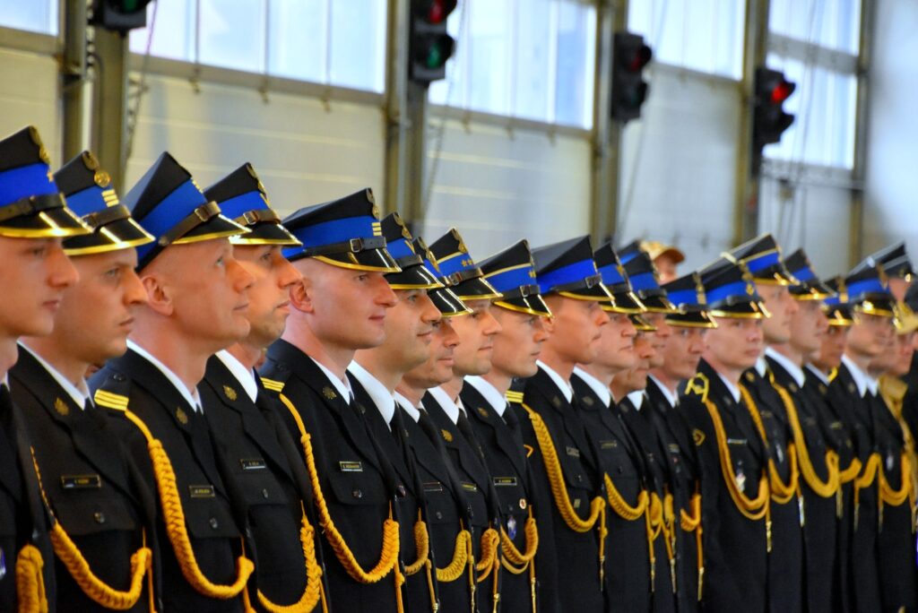 Wręczenie awansów strażakom Oświęcim