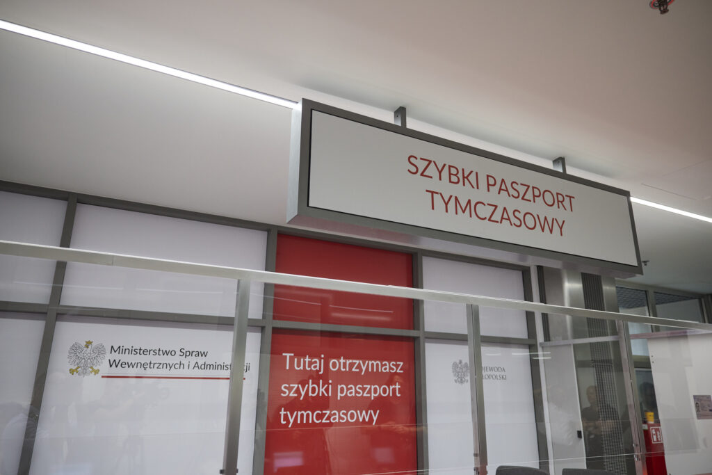Punkt Wydawania Paszportów Tymczasowych na Lotnisku Kraków Airport