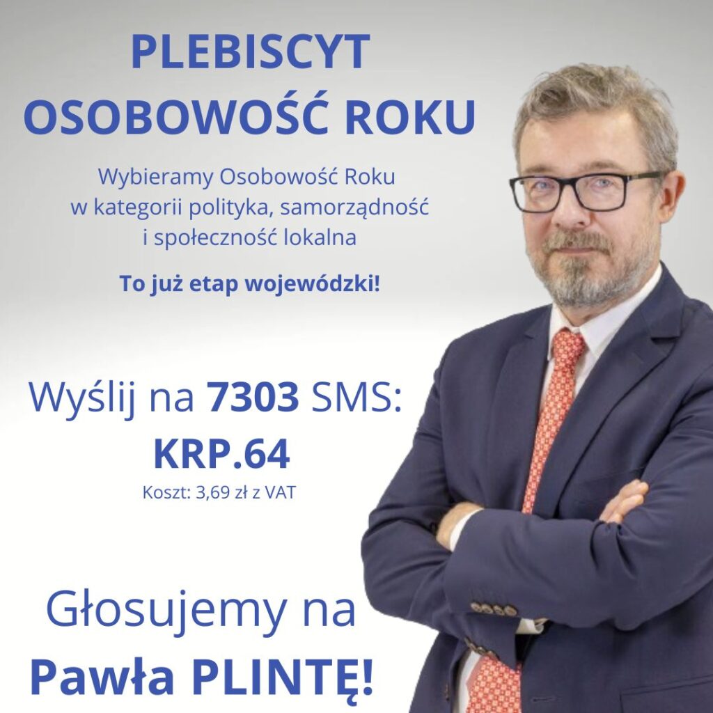 Paweł Plinta – kandydat w wojewódzkim finale plebiscytu Osobowość Roku 2024.