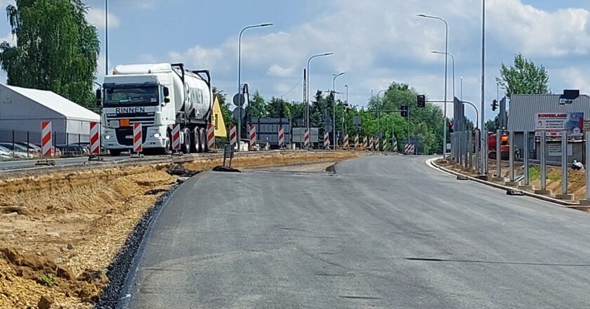 Obwodnica Oświęcimia: nowy 0,5-kilometrowy odcinek i rondo turbinowe