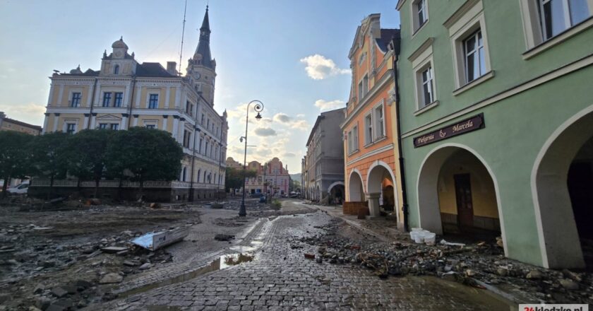 Wsparcie finansowe dla Lądka-Zdroju po powodzi.