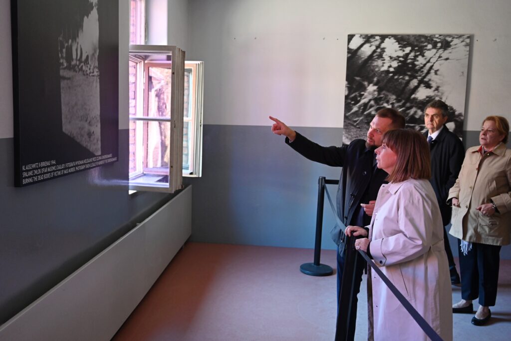 Wizyty prezydentów Chorwacji, Grecji i Węgier w Miejscu Pamięci i Muzeum Auschwitzfoto: Muzeum Auschwitz