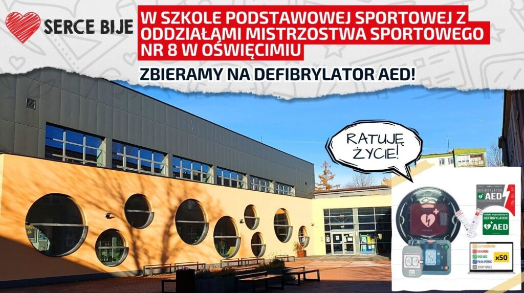 Celem programu jest zakup defibrylatora AED