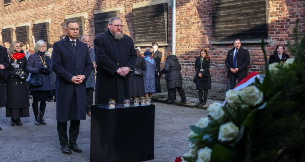 80. rocznica wyzwolenia niemieckiego nazistowskiego obozu koncentracyjnego i zagłady Auschwitz