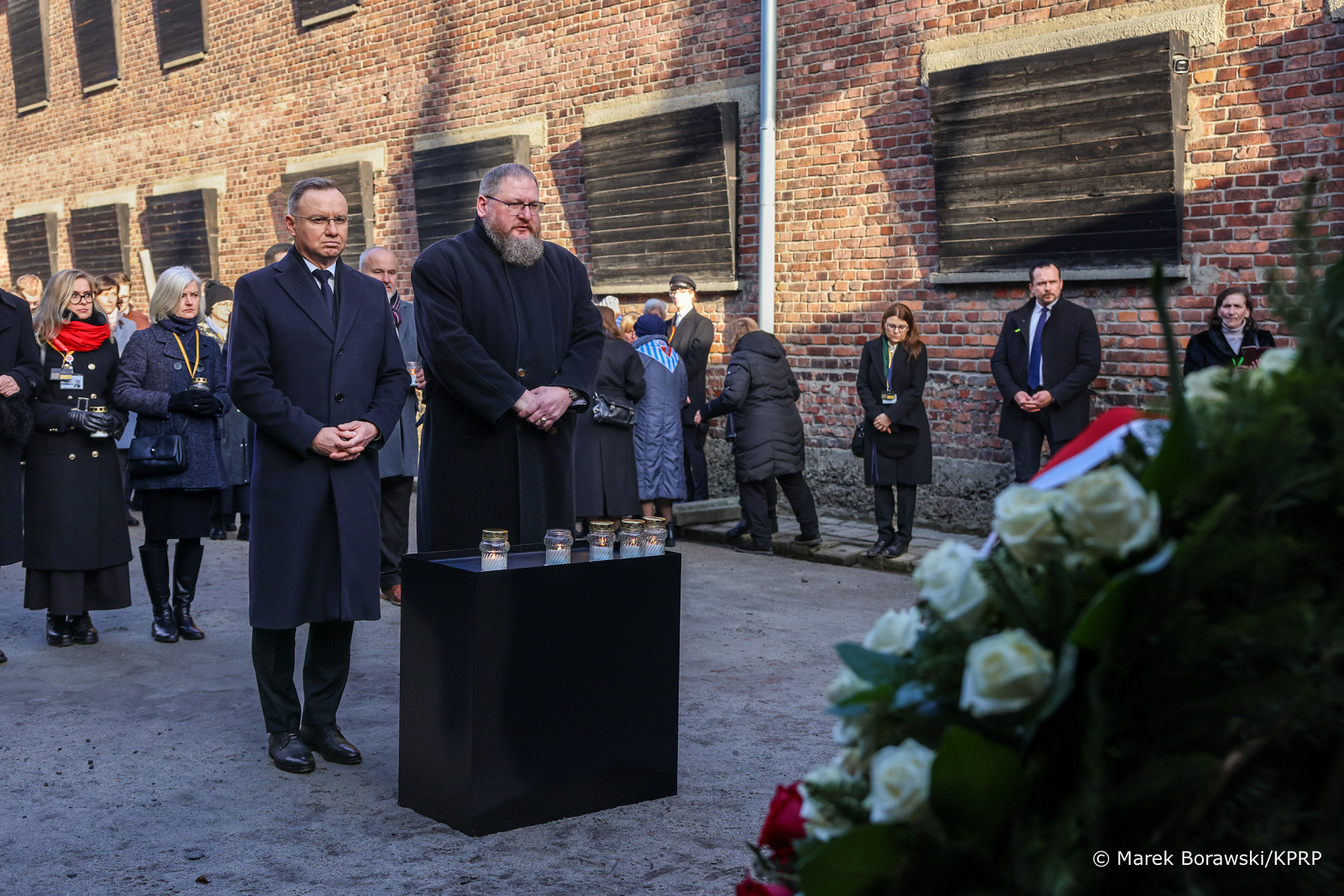 Prezydent Andrzej Duda na obchodach 80. rocznicy wyzwolenia Auschwitz