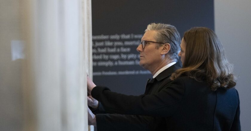Keir Starmer odwiedził Auschwitz