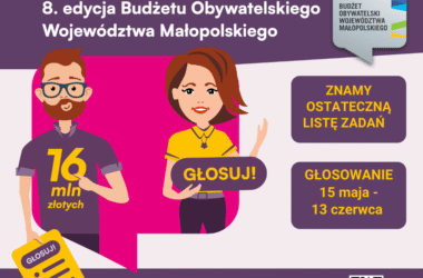 8. edycja Budżetu Obywatelskiego Województwa Małopolskiego