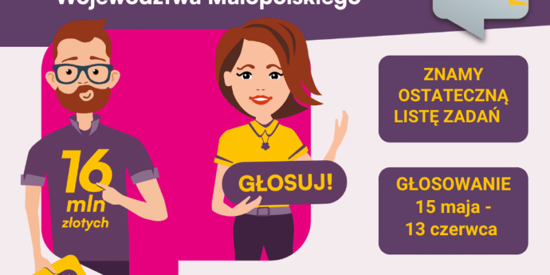 8. edycja Budżetu Obywatelskiego Województwa Małopolskiego