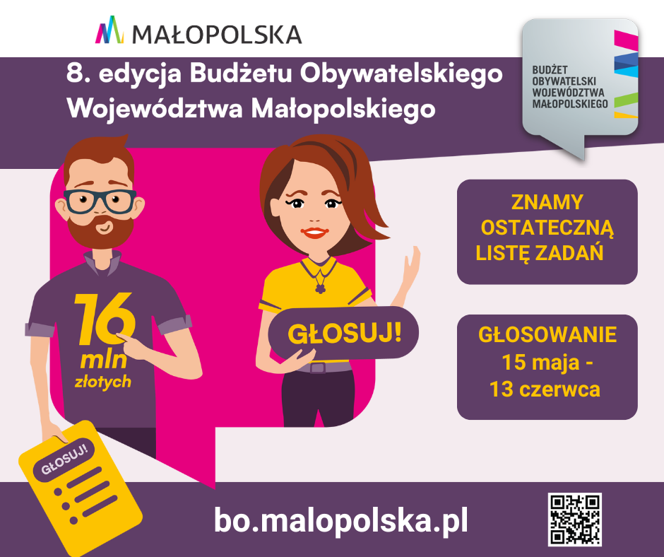 8. edycja Budżetu Obywatelskiego Województwa Małopolskiego