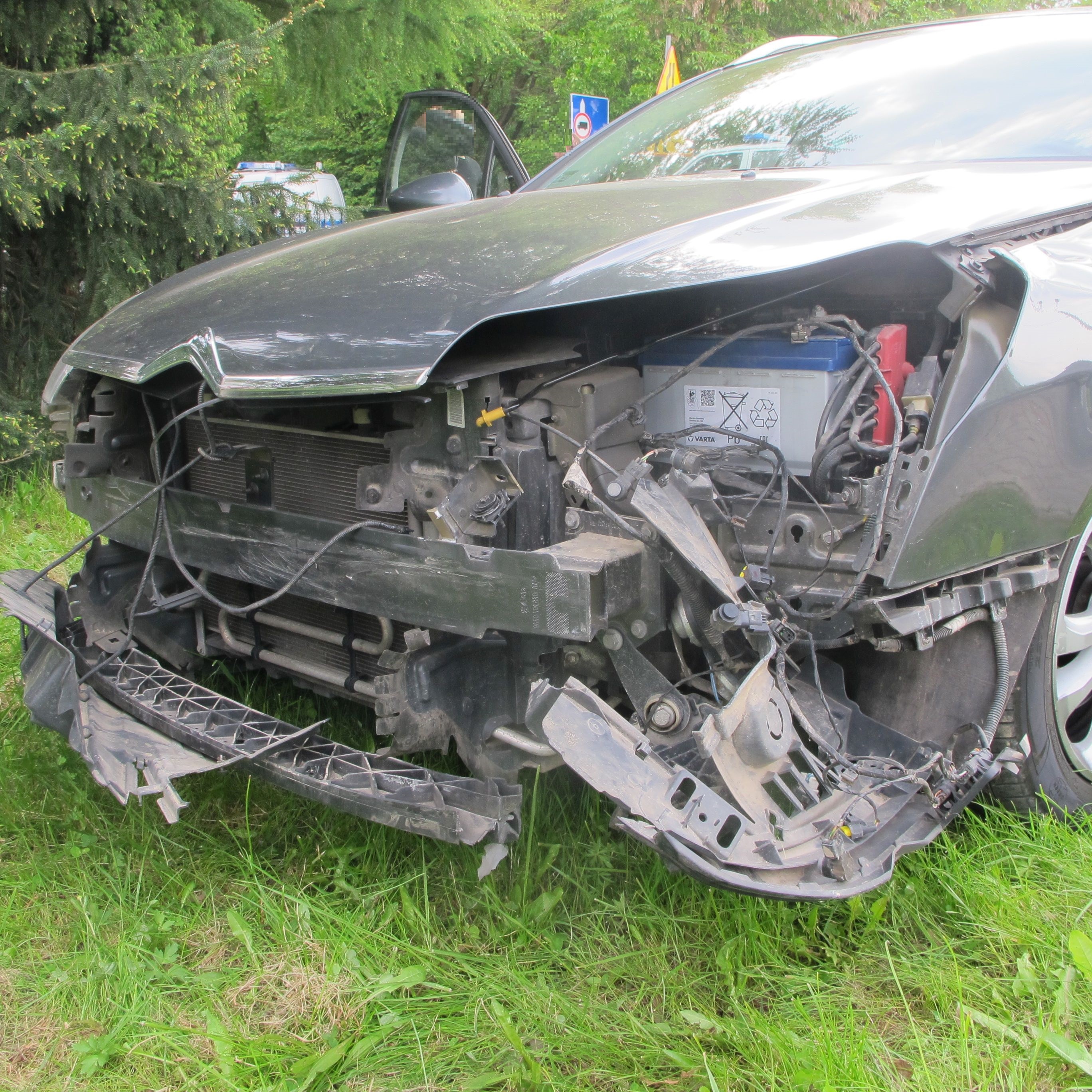 Kolizja w Bulowicach. Dziecko i matka trafili do szpitala