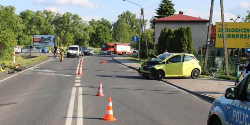 wypadek Oświęcim motocyklista Legionów