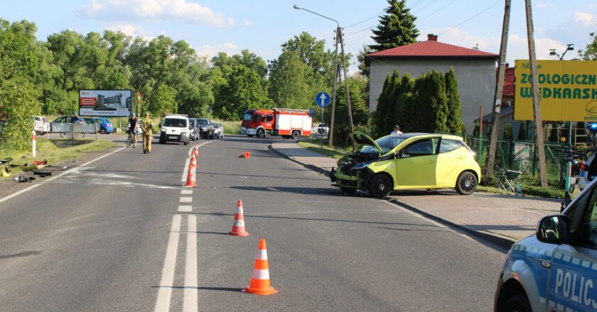 wypadek Oświęcim motocyklista Legionów
