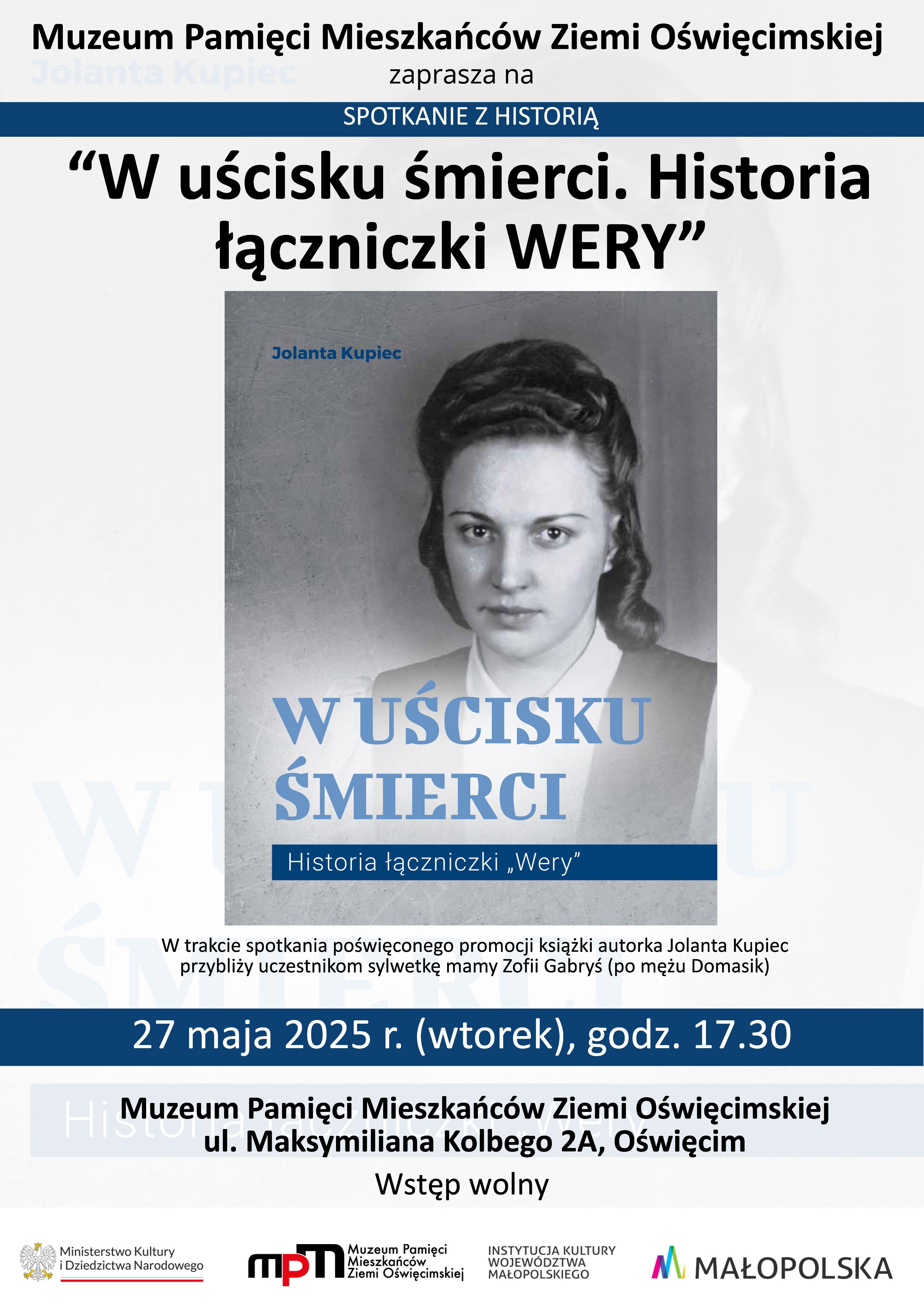 Niezwykła historia łączniczki Wery – nowa publikacja Muzeum Pamięci Mieszkańców Ziemi Oświęcimskiej