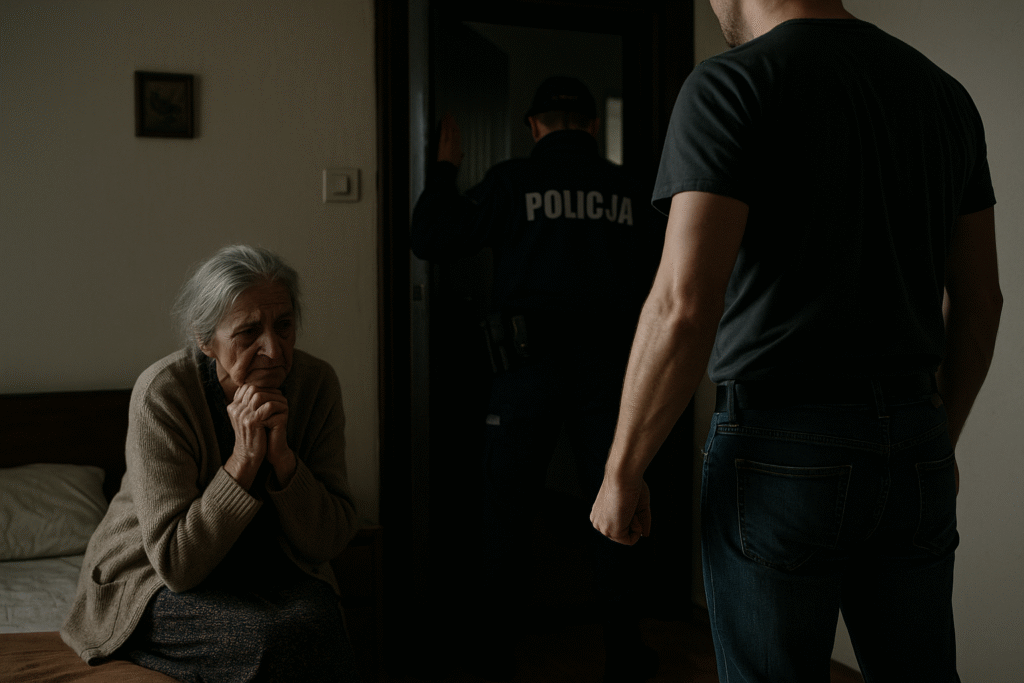 matka przemoc domowa policja