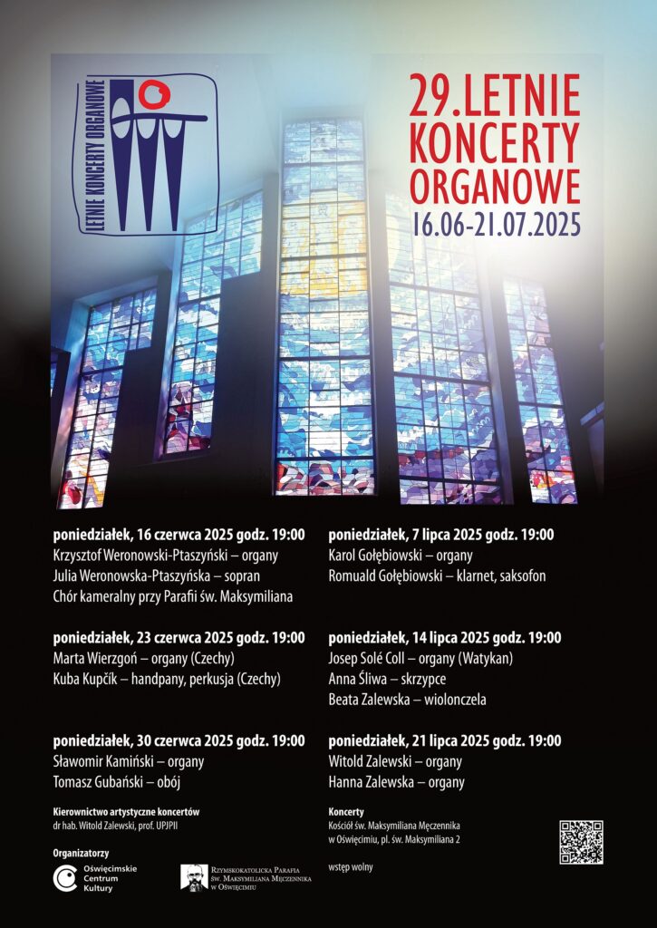 29. Letnie Koncerty Organowe w Oświęcimiu 2025