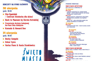 Święto Miasta Oświęcim, koncerty Oświęcim 2025, utrudnienia w ruchu Oświęcim, wydarzenia kulturalne Oświęcim