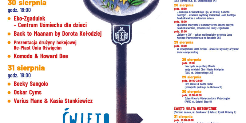 Święto Miasta Oświęcim, koncerty Oświęcim 2025, utrudnienia w ruchu Oświęcim, wydarzenia kulturalne Oświęcim