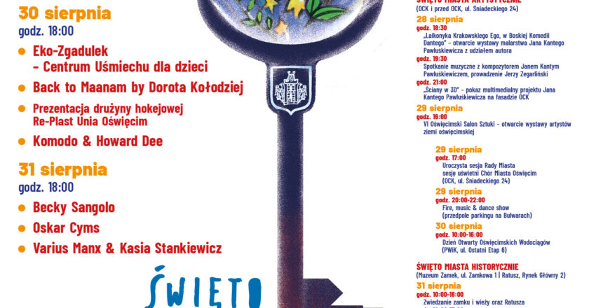 Święto Miasta Oświęcim, koncerty Oświęcim 2025, utrudnienia w ruchu Oświęcim, wydarzenia kulturalne Oświęcim