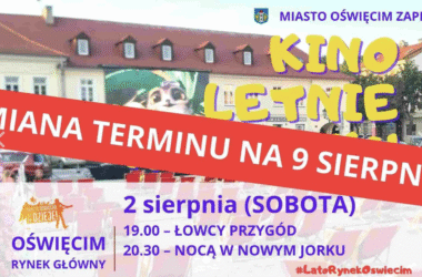 Kino plenerowe na Rynku w Oświęcimiu – filmy pod gwiazdami i wygodne leżaki
