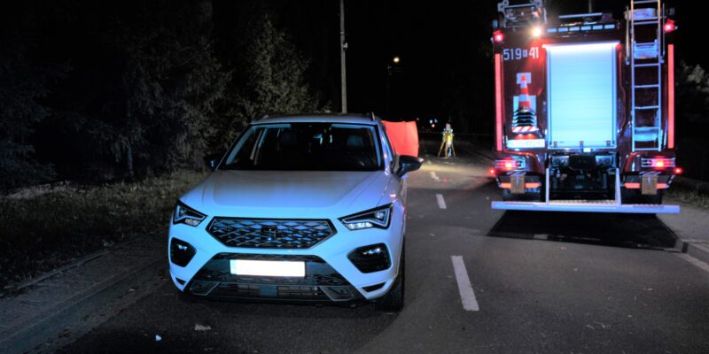 Tragiczny wypadek Kęty – pieszy nie żyje po potrąceniu