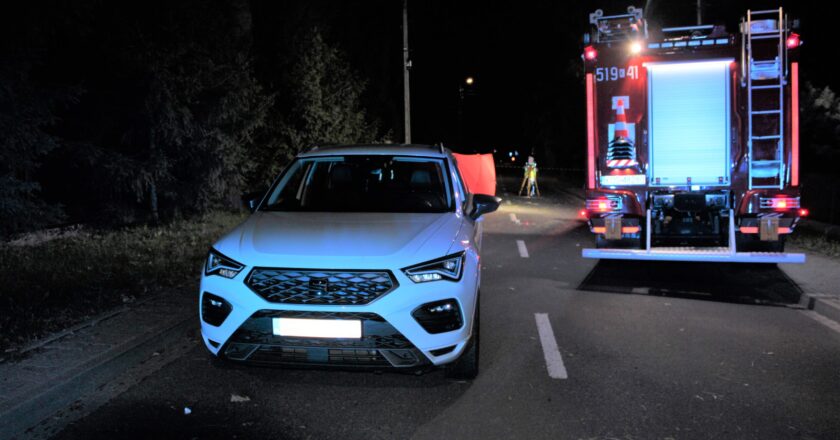 Tragiczny wypadek Kęty – pieszy nie żyje po potrąceniu