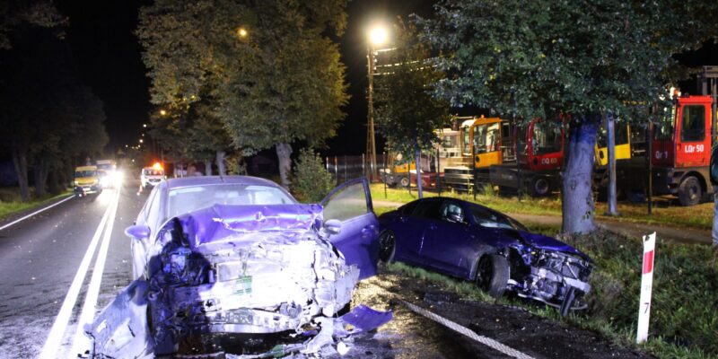 Wypadek Kęty dziki – BMW zderzyło się ze stadem na ulicy Krakowskiej