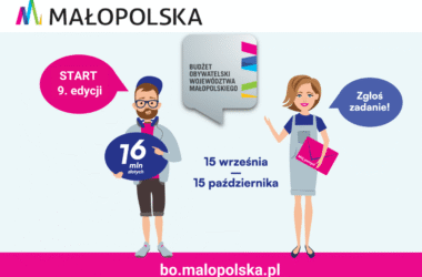 Rusza 9. edycja Budżetu Obywatelskiego Małopolski – od 15 września możesz zmieniać swój region!