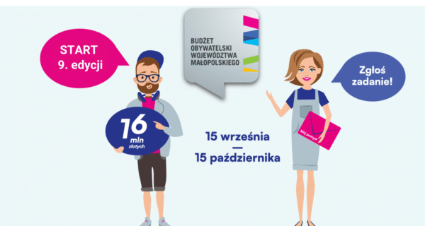 Rusza 9. edycja Budżetu Obywatelskiego Małopolski – od 15 września możesz zmieniać swój region!