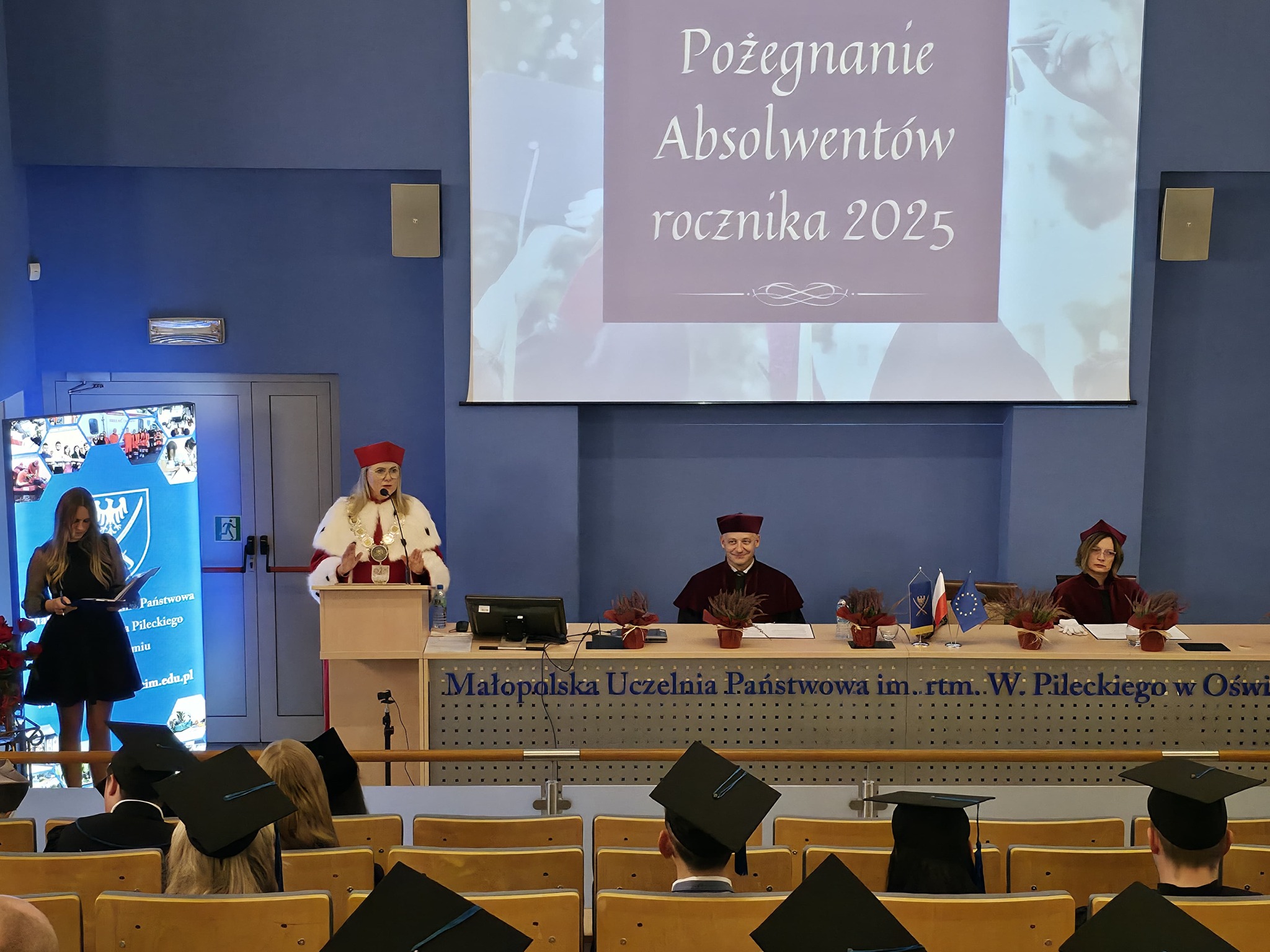 Małopolska Uczelnia Państwowa w Oświęcimiu pożegnała absolwentów rocznika 2025