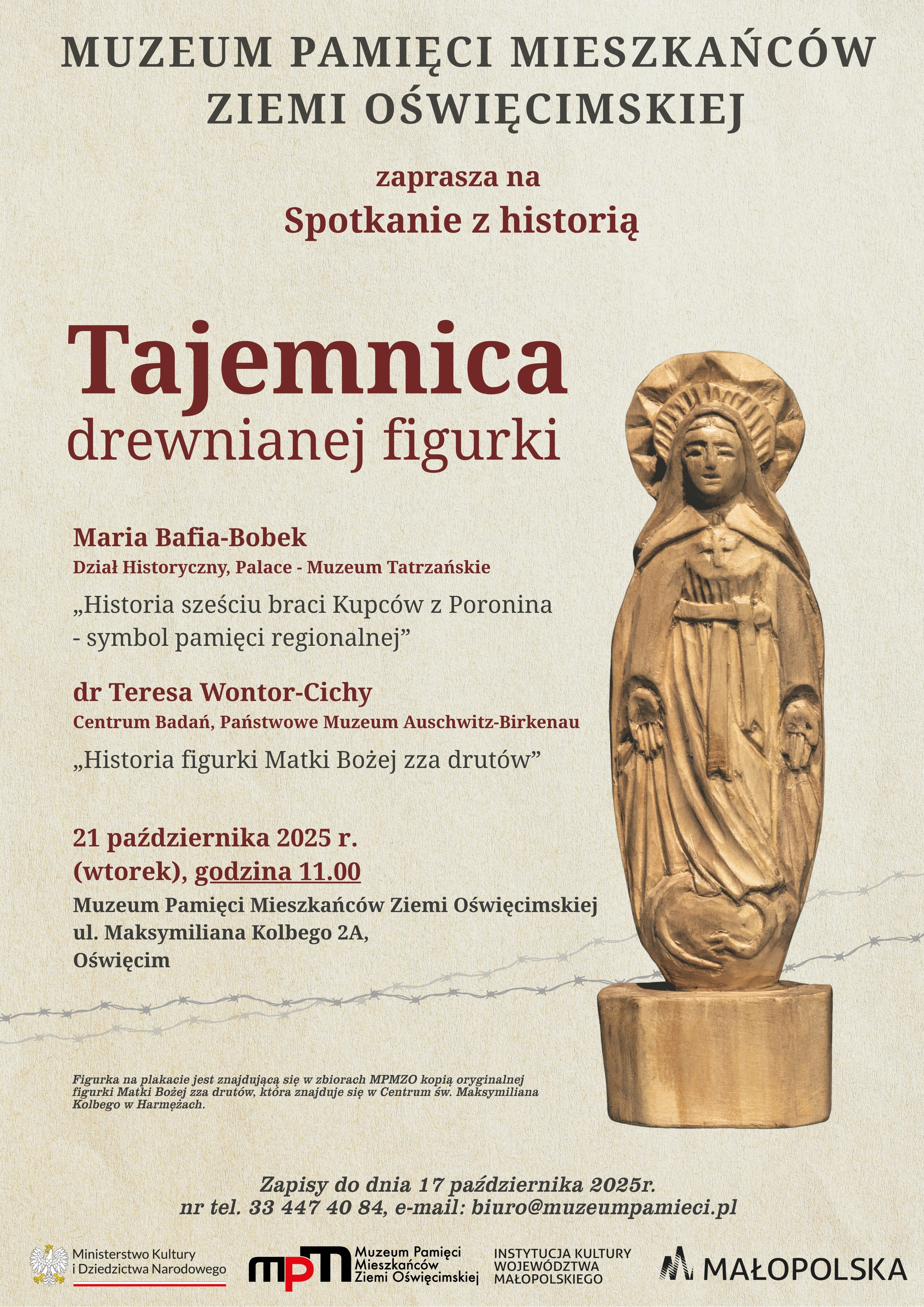 Tajemnica drewnianej figurki – Spotkanie z historią w Muzeum Pamięci w Oświęcimiu