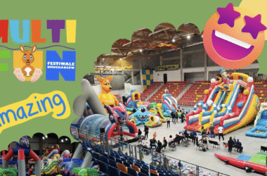 Przygotujcie się na weekend pełen śmiechu, ruchu i niesamowitych atrakcji! Już 11–12 października 2025 roku w Hali Sportowej Szkoły Podstawowej nr 8 przy al. Juliusza Słowackiego w Oświęcimiu odbędzie się Giga Frajda – Festiwal Dmuchańców!