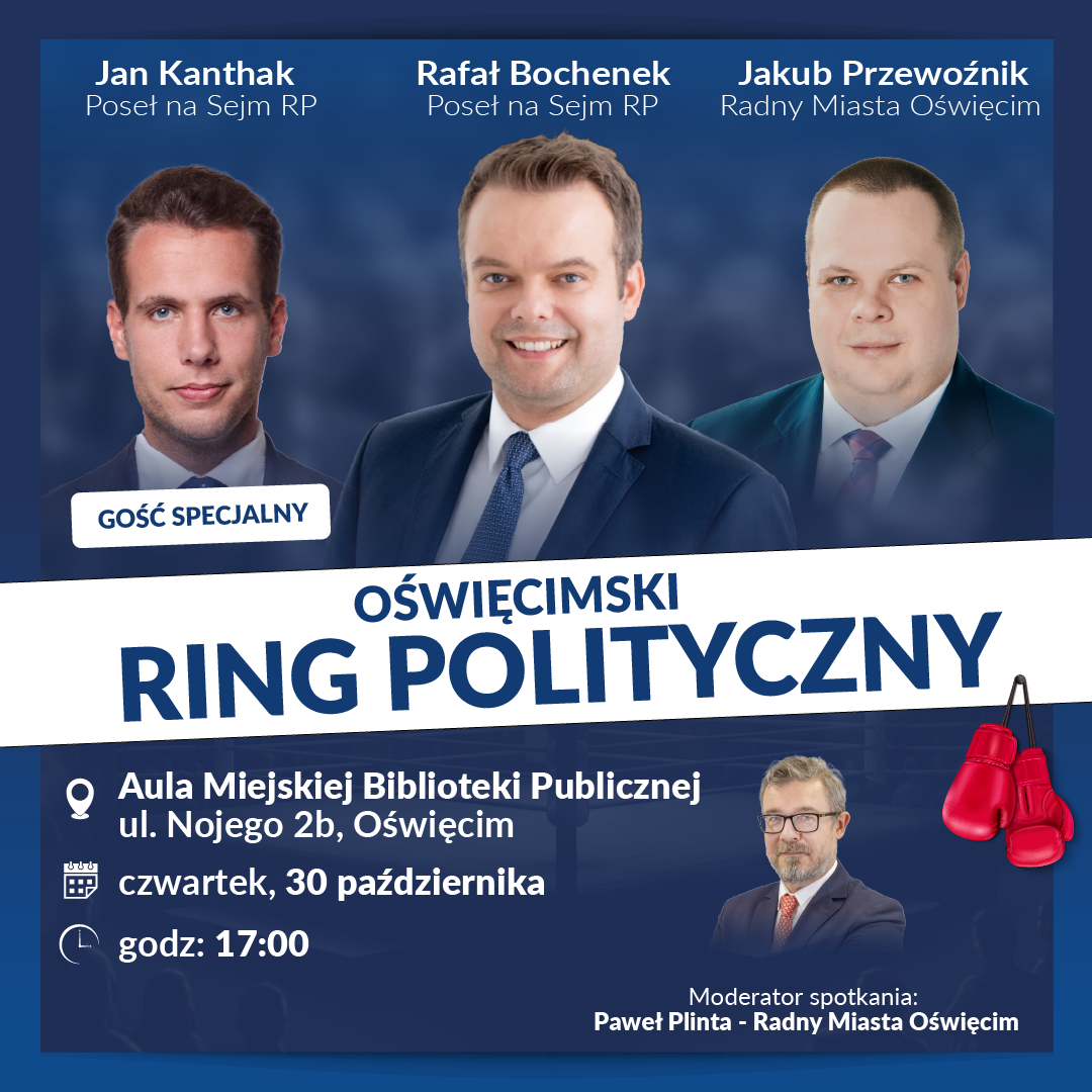 ORP. Posłowie Jan Kanthak i Rafał Bochenek o polityce (i nie tylko) w Oświęcimiu