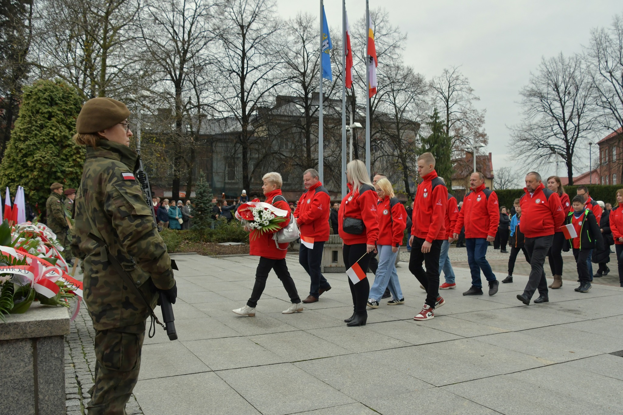 Oświęcim uczcił 107. rocznicę odzyskania przez Polskę niepodległości