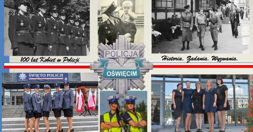 kobiety w mundurach policyjnych Oświęcim