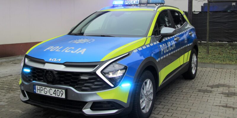 Hybrydowa bestia na służbie. Nowa Kia Sportage 4x4 wyjechała na ulice gminy Chełmek