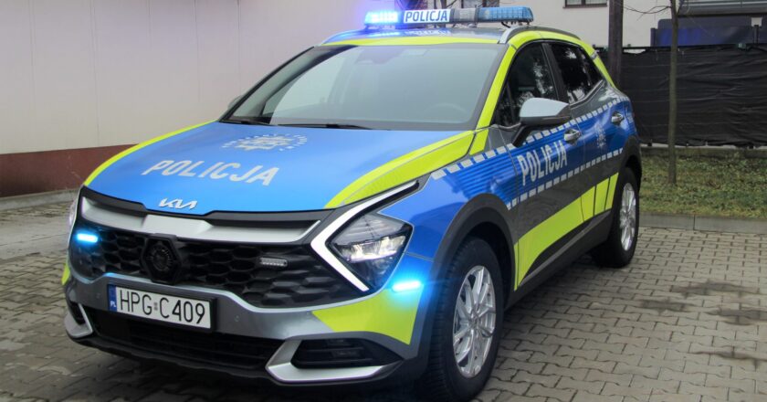 Hybrydowa bestia na służbie. Nowa Kia Sportage 4x4 wyjechała na ulice gminy Chełmek