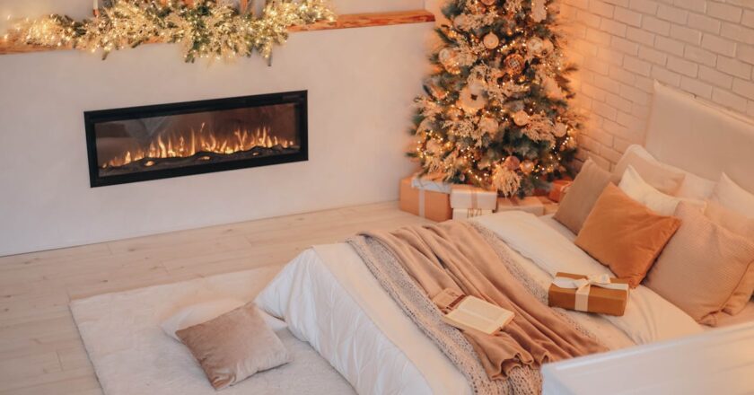 wkład pomieszczenie kominek ogień