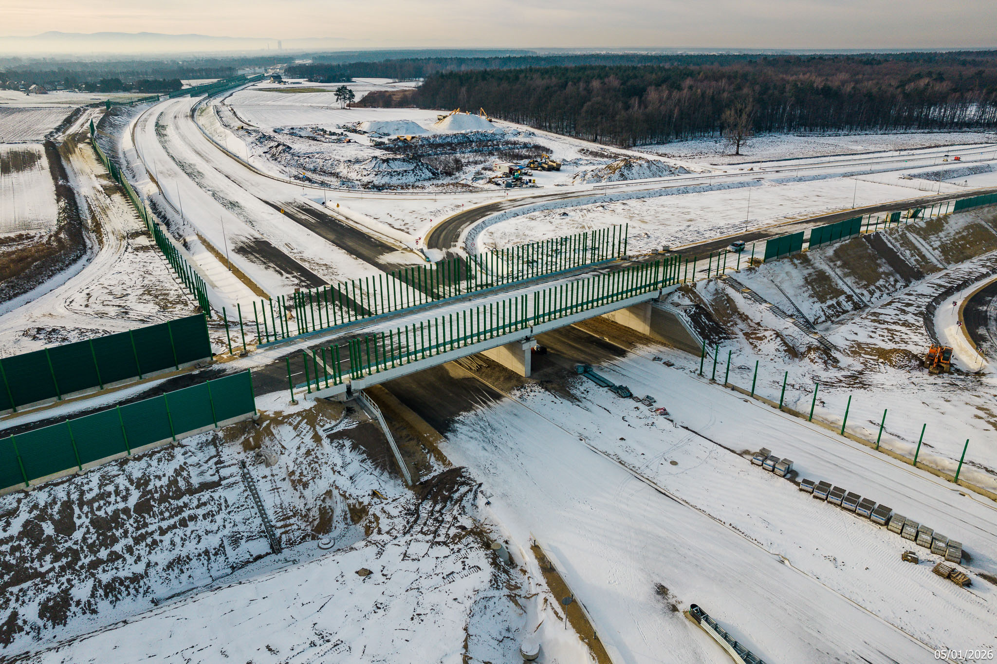 Znów opóźnienie na odcinku S1 w Bieruniu. Nowy termin to pierwsza połowa lutego?