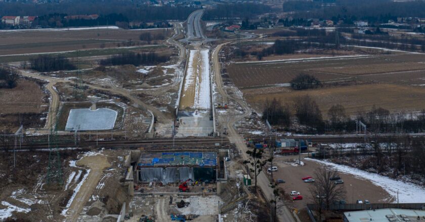 Budowa obwodnicy Oświęcimia i przygotowania do wykonania tunelu pod czynną linią kolejową