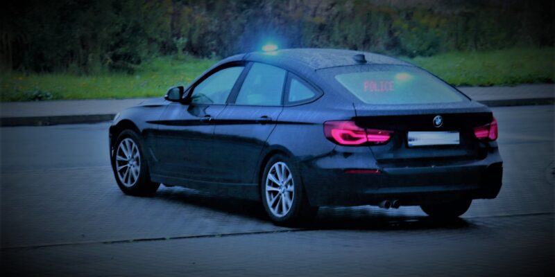 Policja grupa Speed Oświęcim kontrola drogowa ulica Unii Europejskiej przekroczenie prędkości 111 km/h mandat BMW 2026