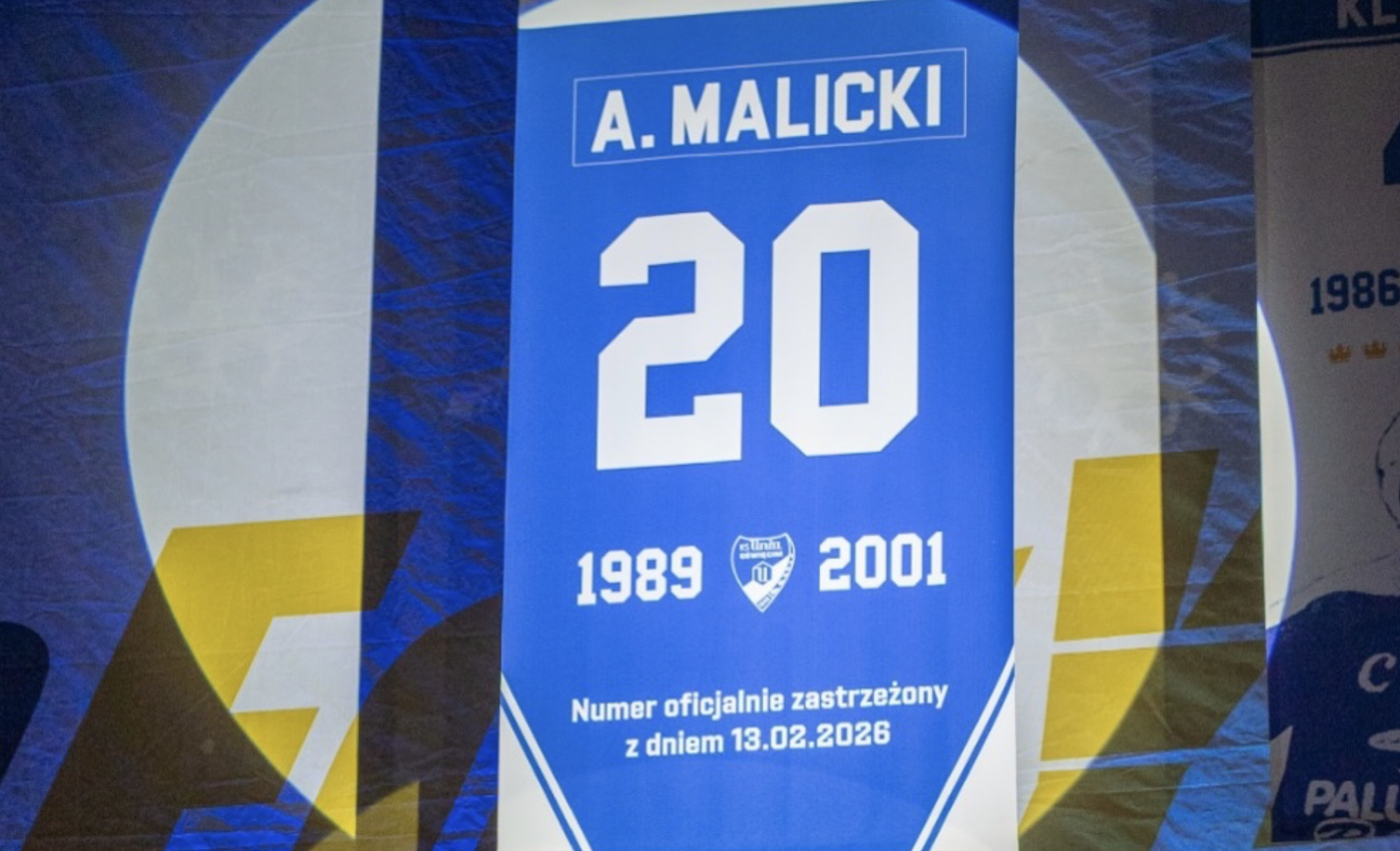 Unia Oświęcim zastrzega numer 20. Wzruszający hołd dla Artura Malickiego po 25 latach