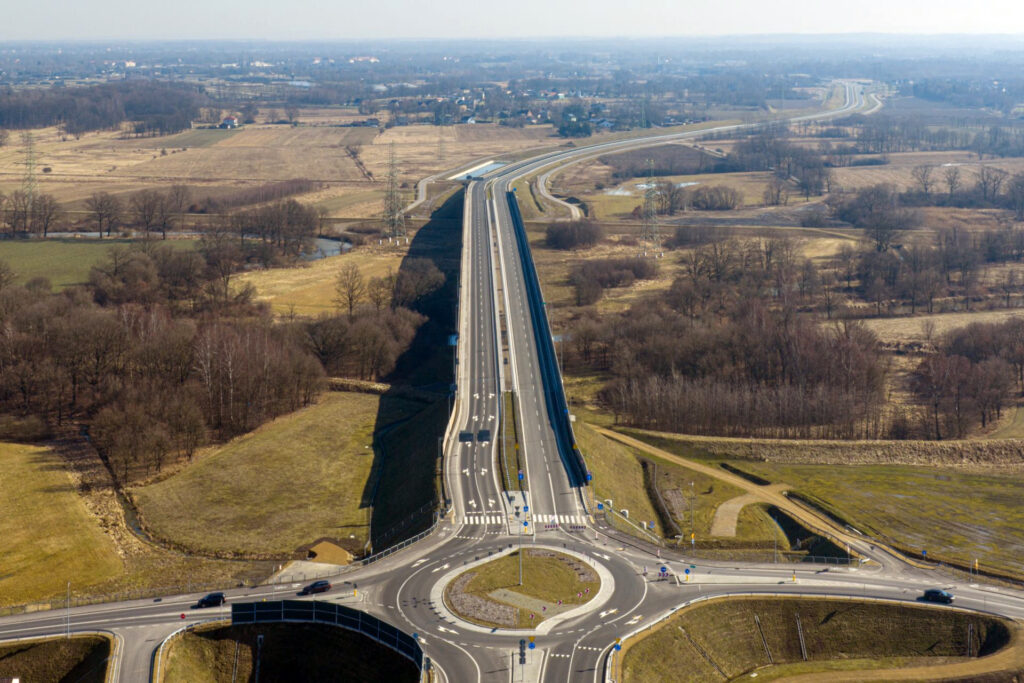 Most Wisła obwodnica Oświęcim Jedlina Pławy dwukierunkowy ruch S1 otwarcie marzec 2026