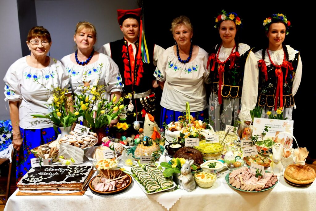 Przegląd Stołów Wielkanocnych Polanka Wielka KGW powiat oświęcimski wicestarosta Jankowska starosta Skrzypiński tradycja 2026