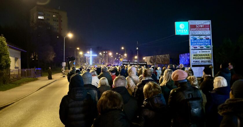 Droga Krzyżowa ulicami Oświęcimia 27 marca kościół Św Józefa Św Maksymiliana parafia WNMP msza 2026