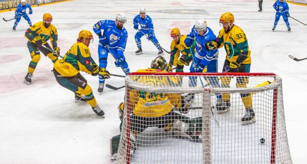 Unia Oświęcim GKS Katowice dogrywka porażka 2:3 Petráš Scarlett seria 0:2 półfinał hokej 2026