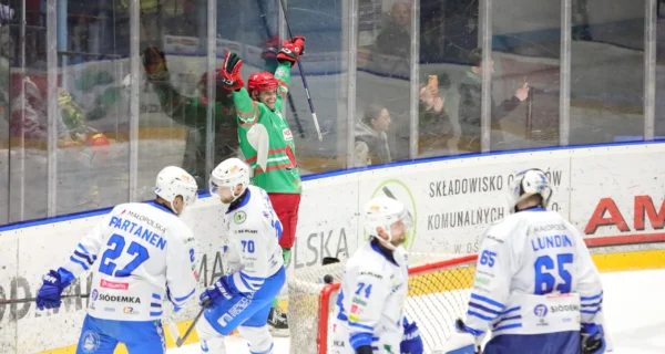 Mecz hokeja na lodzie KS Unia Oświęcim contra ECB Zagłębie Sosnowiec – play-off o brązowy medal, marzec 2026