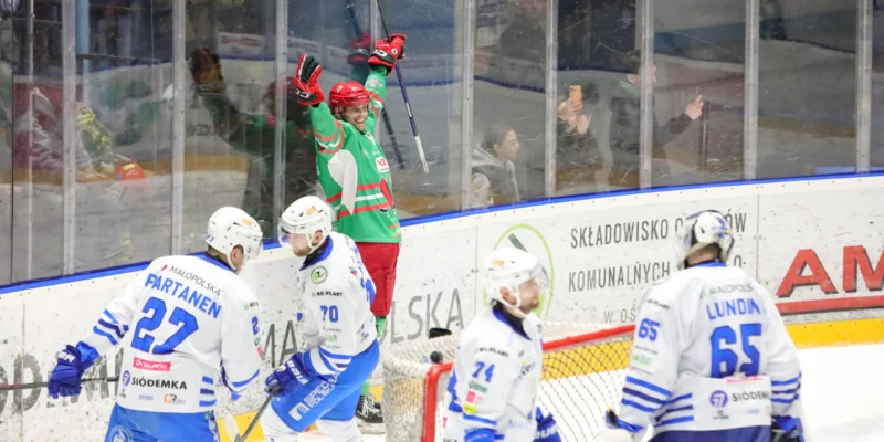 Mecz hokeja na lodzie KS Unia Oświęcim contra ECB Zagłębie Sosnowiec – play-off o brązowy medal, marzec 2026
